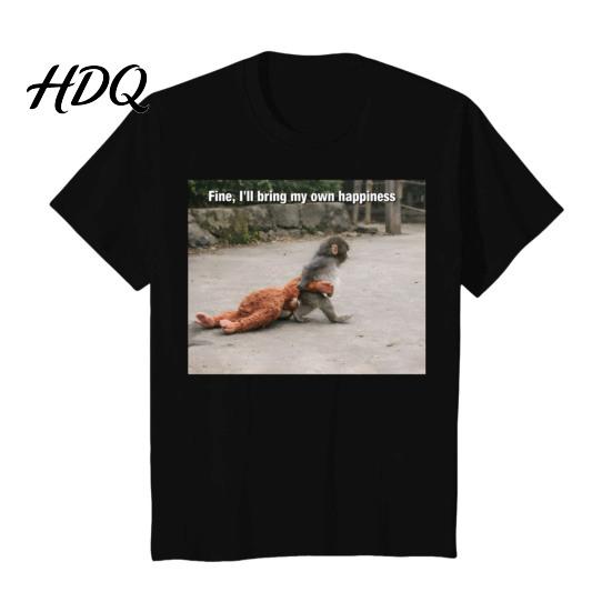 Graphic T-shirt Men Tee Shirt Punch Monkey Pattern Round Neck Short Sleeve Casual Pullover Tops Stretchy Fit Solid Color Daily Wear Soft Breathable