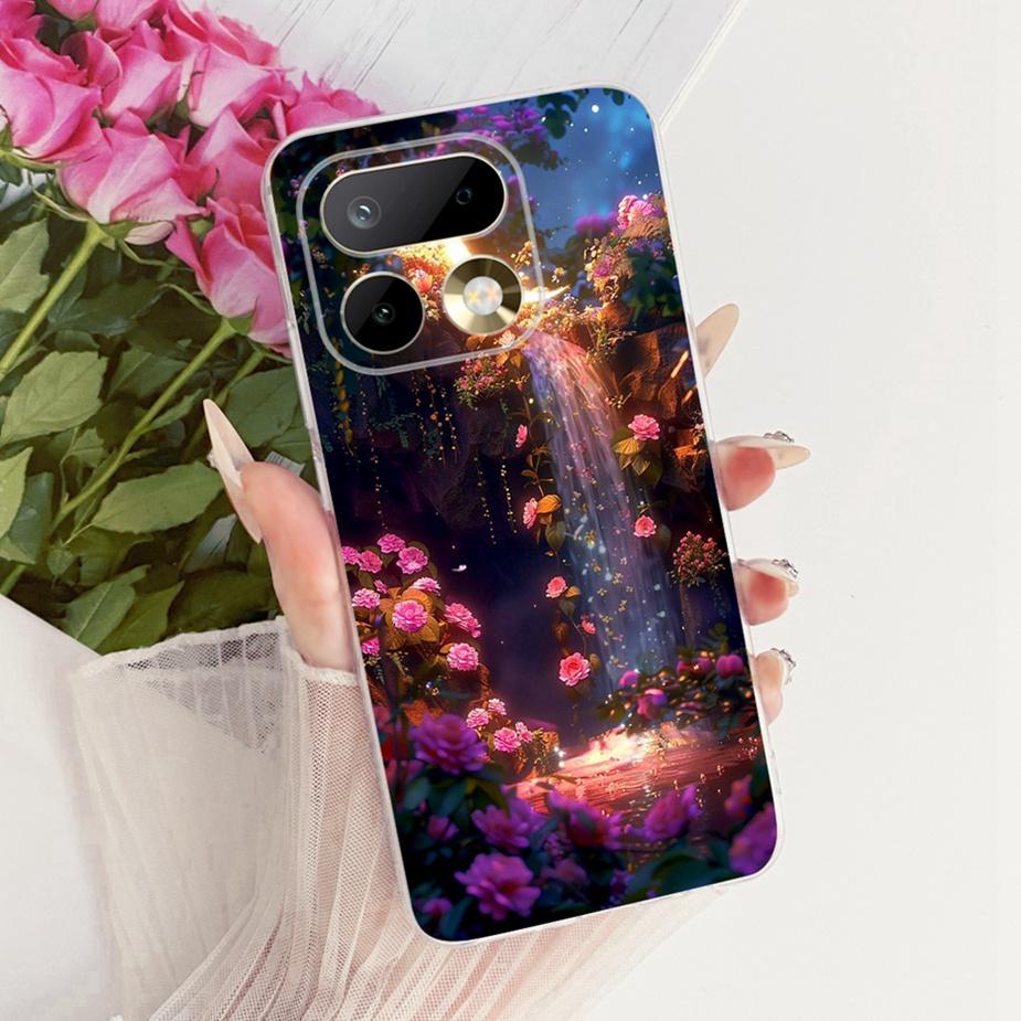 For Realme 16 Pro 5G Case RMX5121 Luxury Flowers Painted Cover Soft Slim Phone Case For Realme 16 Pro Plus Realme16 Pro+ 5G Bags