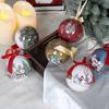 1pcs 8cm Christmas Ornaments Christmas Tree Decorations Shatterproof Decorative Xmas Ball Ornaments for Xmas Tree, Home Decor