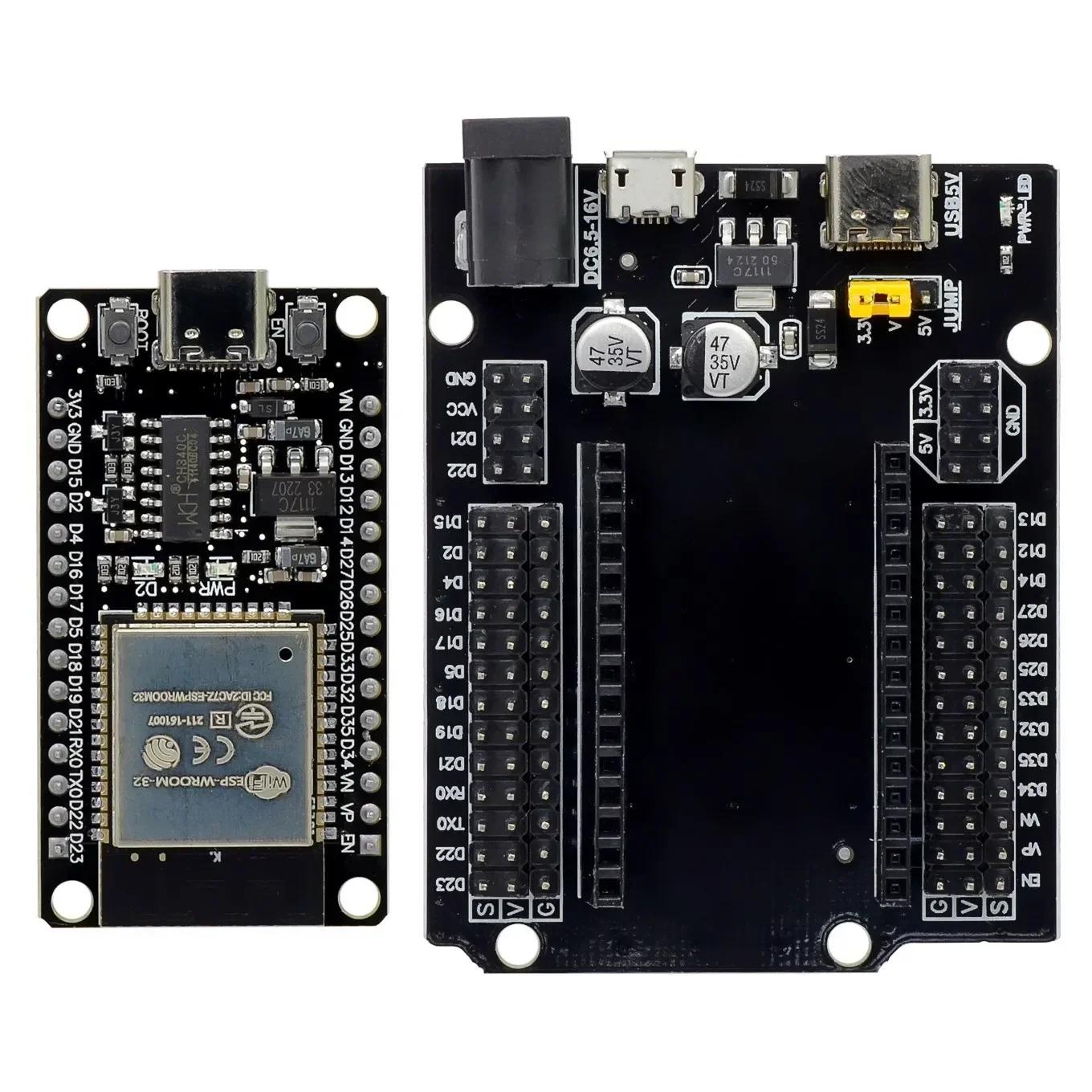 

ESP32 Development Board TYPE-C USB CH340C WiFi+For Bluetooth Ultra-Low Power Consumption Dual Core ESP32-DevKitC-32 ESP-WROOM