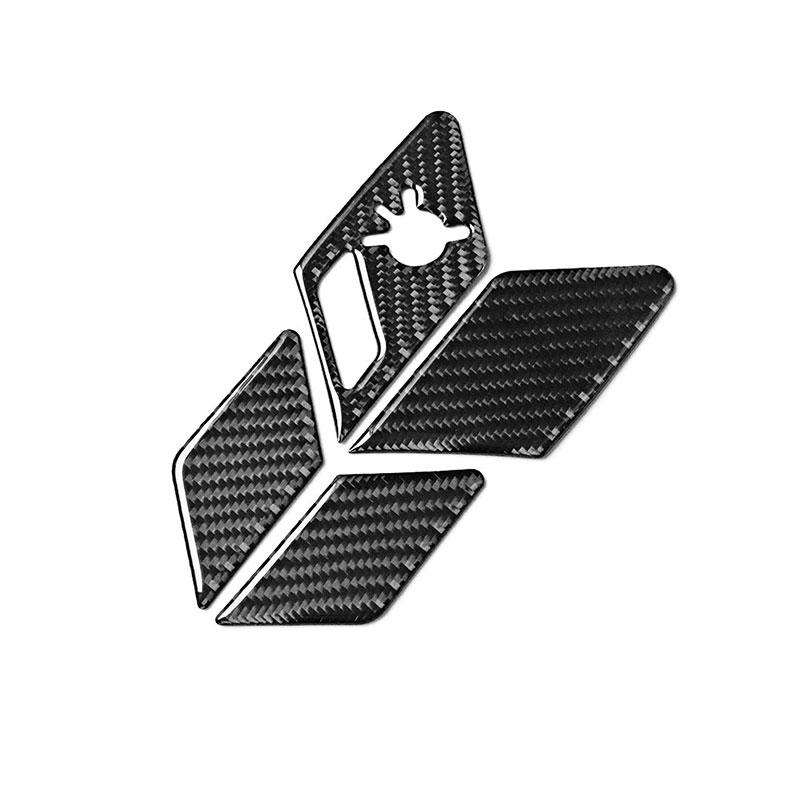 Black Car Interior Decoration Protection Carbon Fiber Sticker For Volkswagen VW Golf 7 MK 72014-2019 Auto Styling Accessories