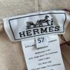 Pristine HERMES hat Harper Current product Avalon Stitch wool Women 57 Used