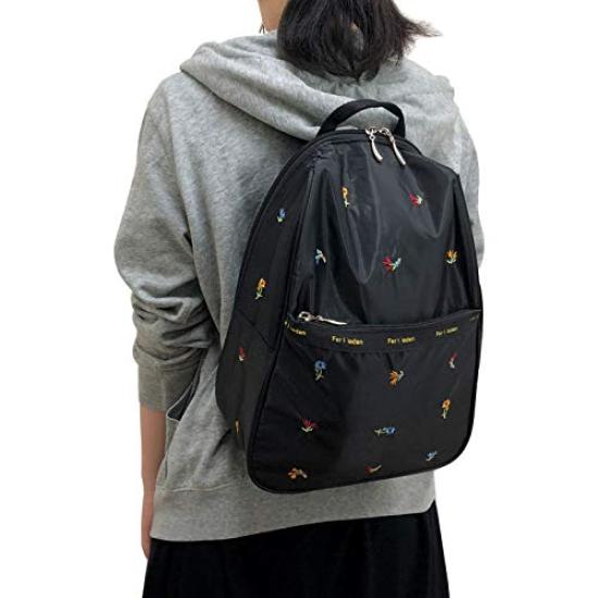 Ferliden (Serie Ricamo Fiori Piccoli) Zaino [Zaino da donna, Marsupio, Borsa da giorno, Leggero] 4796