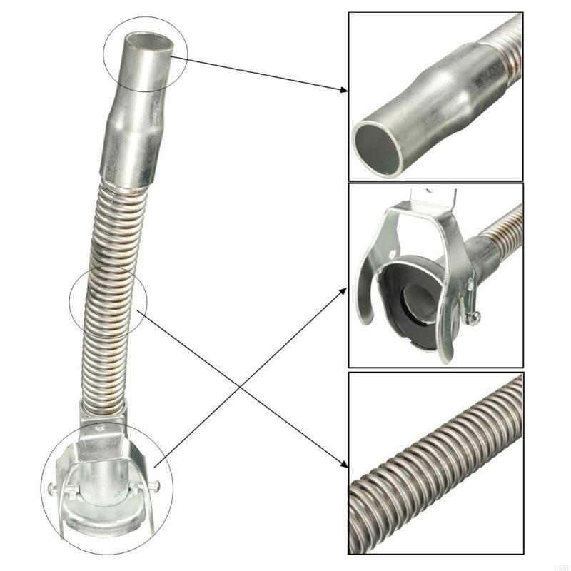 Jerry Can Pourer Metal Flexible Nozzle Spout FunnelPetrol Diesels for 5/10/20L