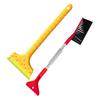 Snow Shovel Ice Scraper Car Windshield Lightweight Snow Scraper with Rubber Edges De-Icing Grooves