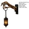 Dark Academia Home Accents Skeleton Hand Lantern Shelf Light, Warm LED Library Nightlight, Gothic Wireless Table Lamp Decorative Mini Bookshelf