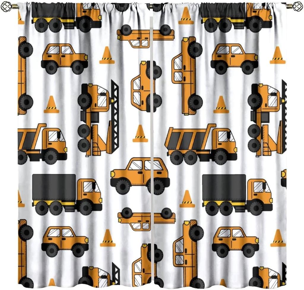 Colorful Inspirational Kids Curtains Quotes Cute Child Cartoon Motivational Rainbow Sun Rod Pocket Window Drapes For Kitchen