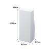 Yamazaki Tower Fire Extinguisher Stand, White, Approx. W21 x D15 x H52cm, Includes Fire Extinguisher Cover and Label, 1955