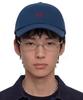 Eondeokeonteulol Cotton Logo Ball Cap Serif Udc / Authenic Bb / Carm Blue