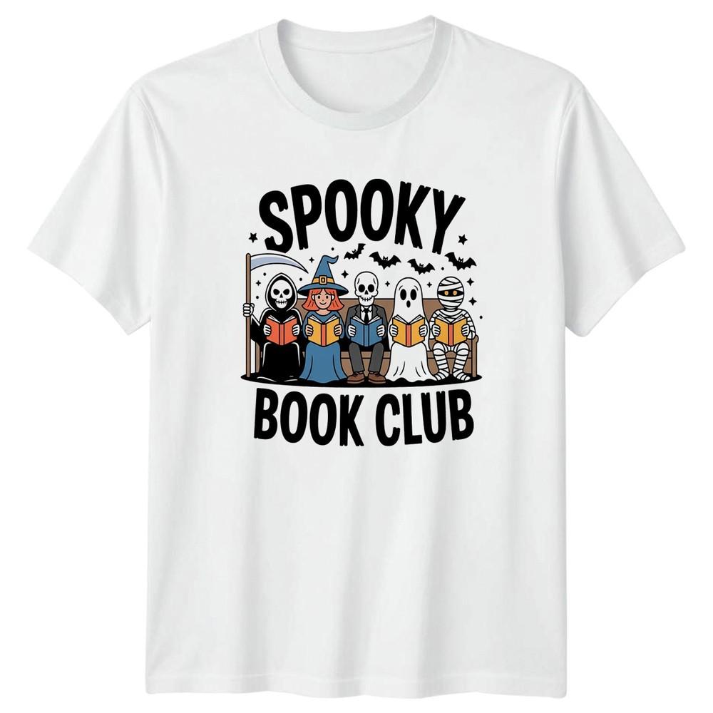 Spooky Book Club TShirt Halloween Books Reading Halloween Gift For Him And Her S