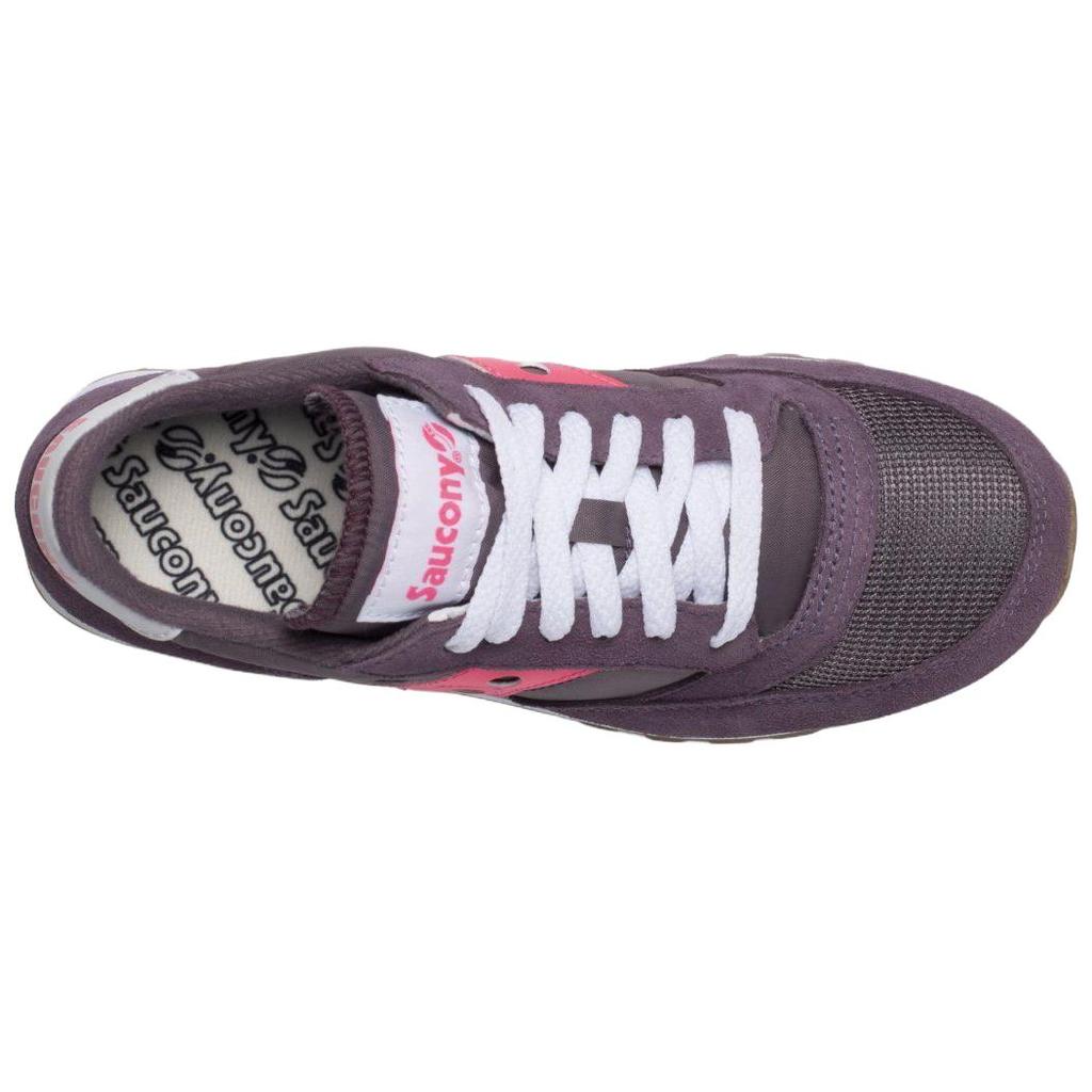 SAUCONY Jazz Original Vintage Comfortable Soft Durable Low-Top Lifestyle Shoes Women Sneaker Purple S60368-162
