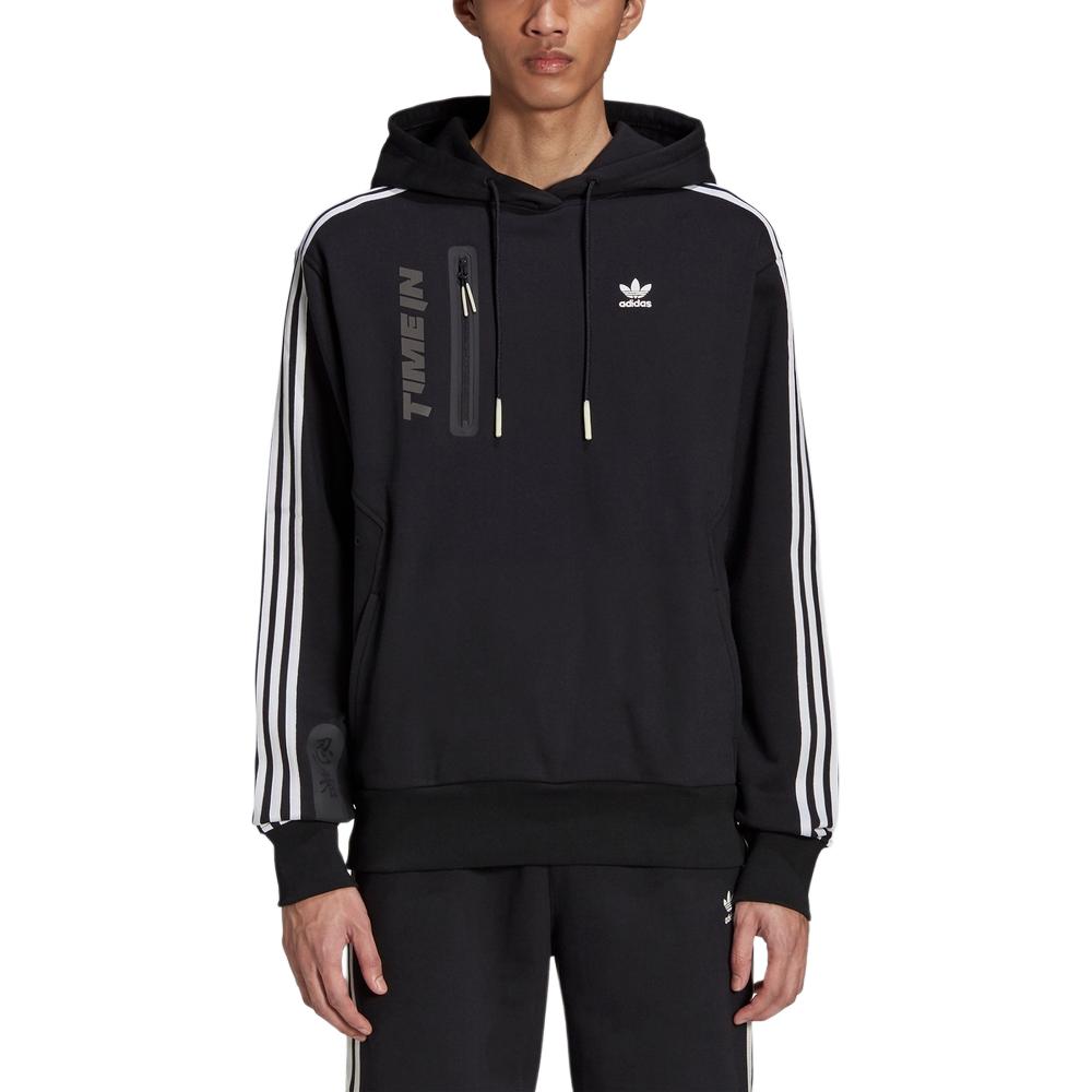 Adidas Originals Sweatshirts Men's Black Hooded Moderate Regular GP2313