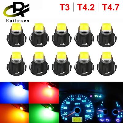 10pcs T3 LED 3030 SMD Ampoule LED T4.2 T4.7 Ampoule de Voyant Lumineux Voyant d'Avertissement de Tableau de Bord de Voiture Lampe d'Instrument Lampe Auto