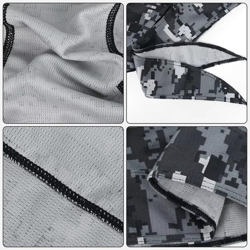 Quick Dry Sports Bandana Mesh Headwrap Camouflage Headband New Camouflage Headscarf Running