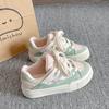 Casual board shoes women's spring and summer new versatile niche shoes platform student white shoes bread shoes