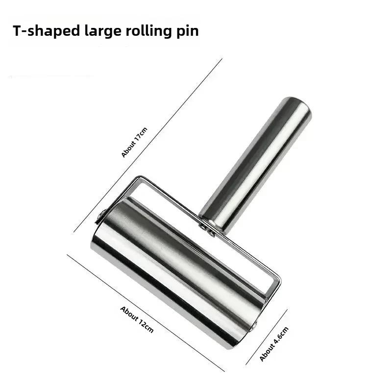 Einhändiges Nudelholz, arbeitssparendes Teigtaschen-Nudelholz aus Edelstahl, neue Art von Teigtaschen-Handnudelholz