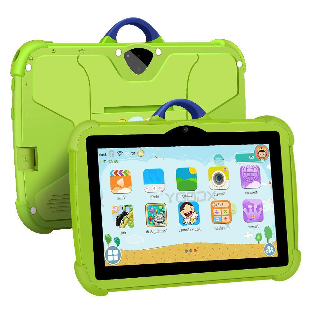 

C7 Kids Tablet 7 Android 15, 6+128GB, Explosion-Proof IPS Screen, Global Language Support, Little Game Mode, WiFi Version. UK Standard grass зелений колір