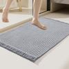 Microfiber Tassel Woven Bath Mat Non Slip Super Absorbent Bathroom Rug Soft Quick Dry Shower Floor Carpet