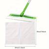 100pcs Disposable Dry Sweep Mop Pads 29x20cm Universal Mop Floor Ceramic Tile Cleaning Dust Removal Paper (Mop Not Included)