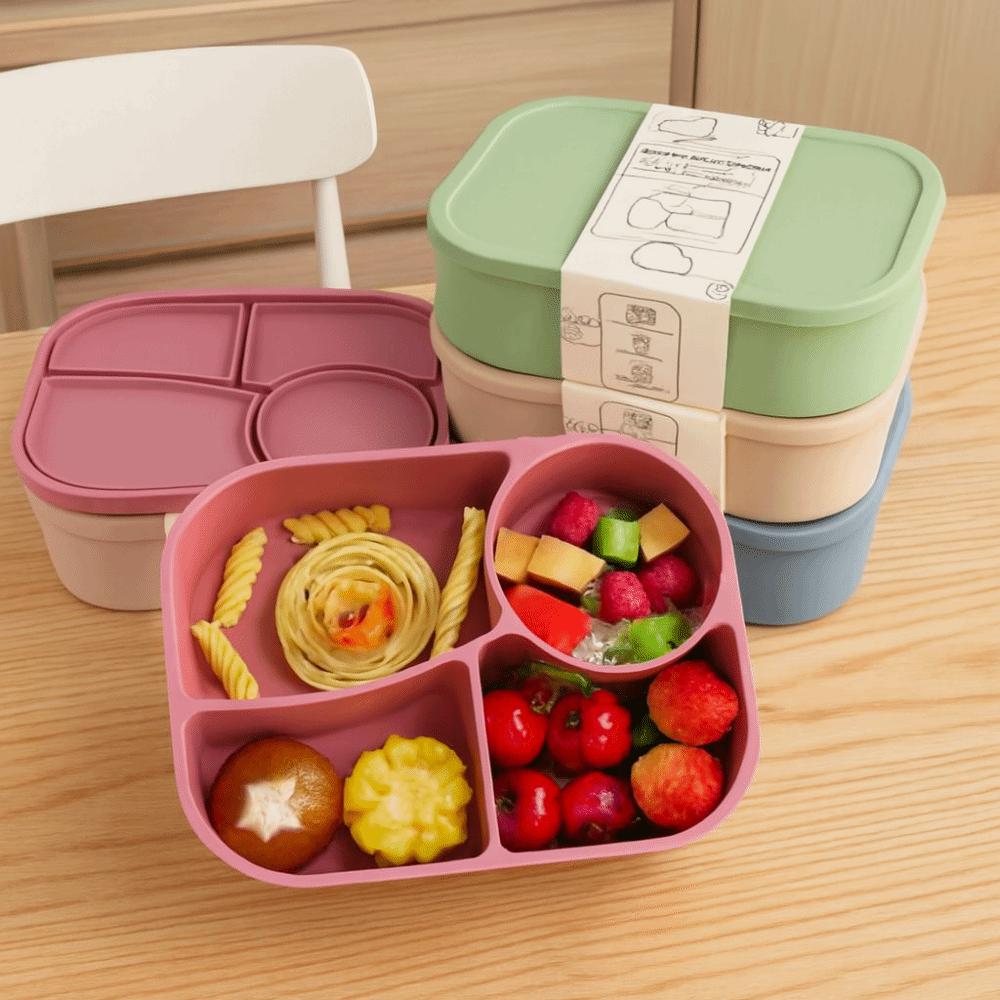 Leak Proof Lunch Container Heat Resistant Picnic Box Portable Food Box Student