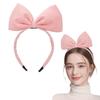 YFFSFDC Cute Ribbon Tiara Hair Accessory, Princess Headband, Cosplay Prop, Accessory, Cosplay, Costume, Halloween Party (Pink)