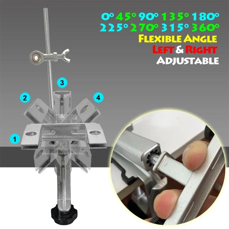 Affilacoltelli Professionale Lega di Alluminio Affilacoltelli ad Angolo Fisso Pietra Diamantata Pietra per Affilare Strumenti da Cucina Macchina Affilatrice Coltelli