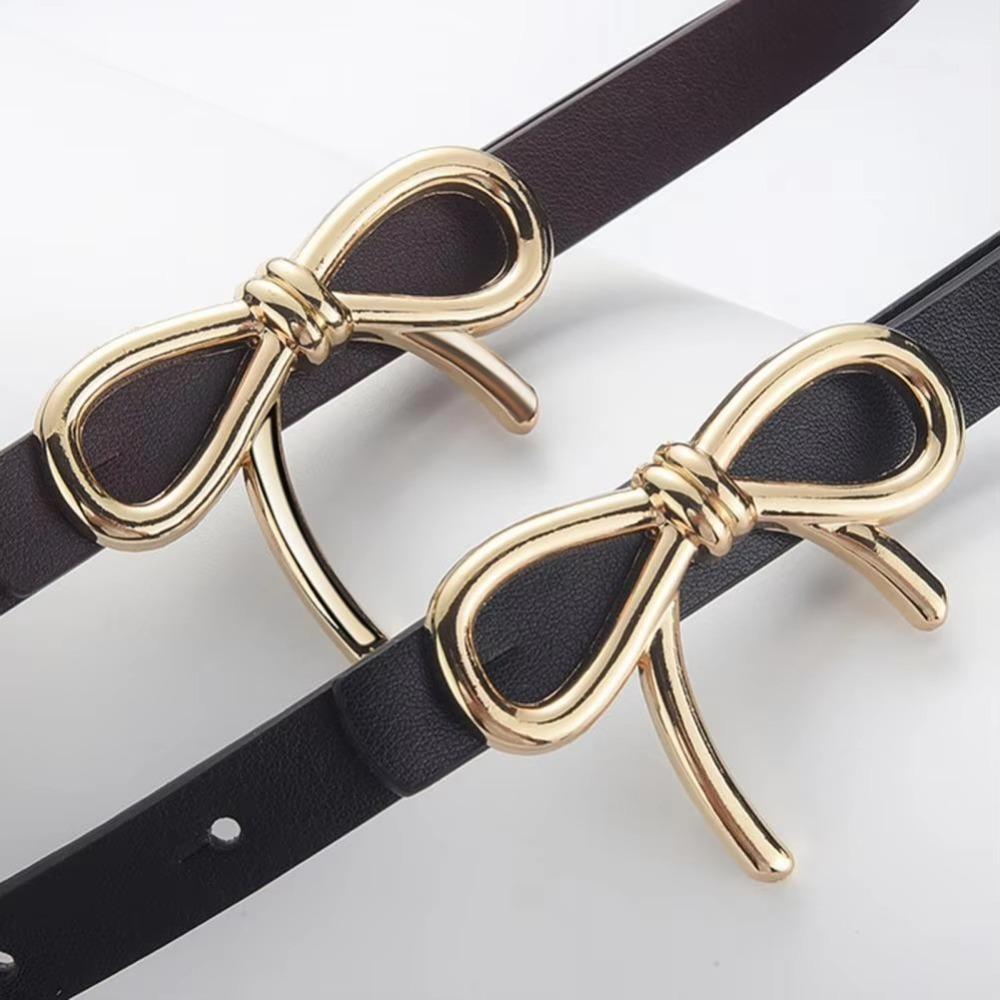 All-match Waist Belt PU Leather Trouser Belt  For Lady Dress Coat Sweater Decorative