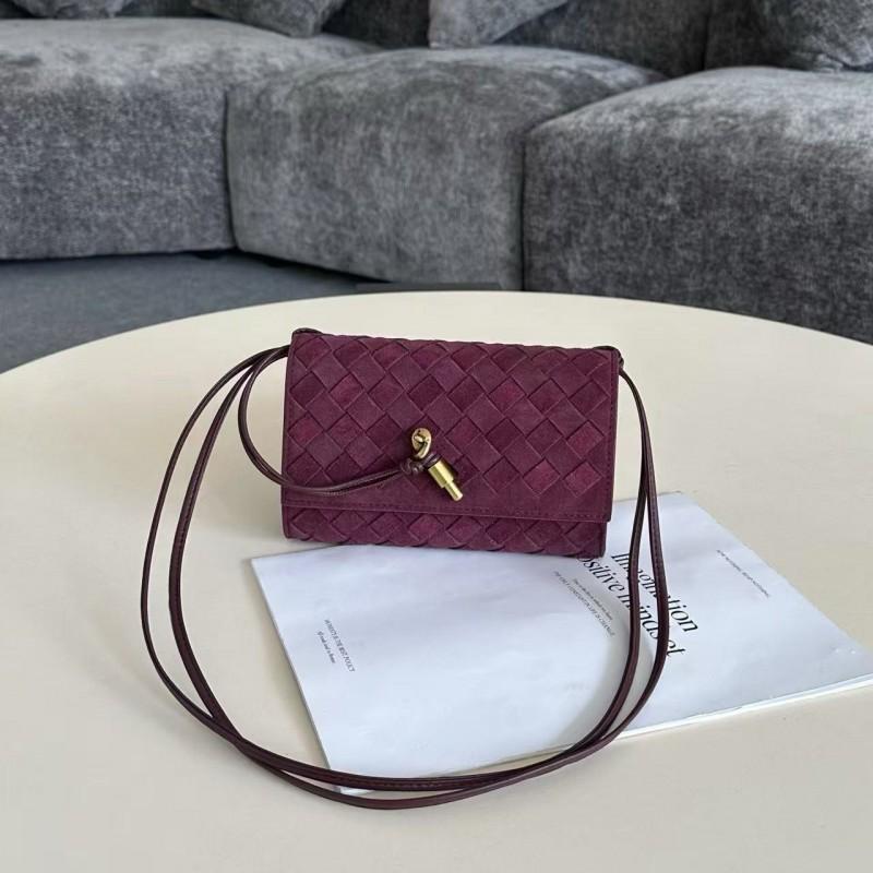 Womens Mini Crossbody Bag 2026 Suede Leather Phone With Lock
