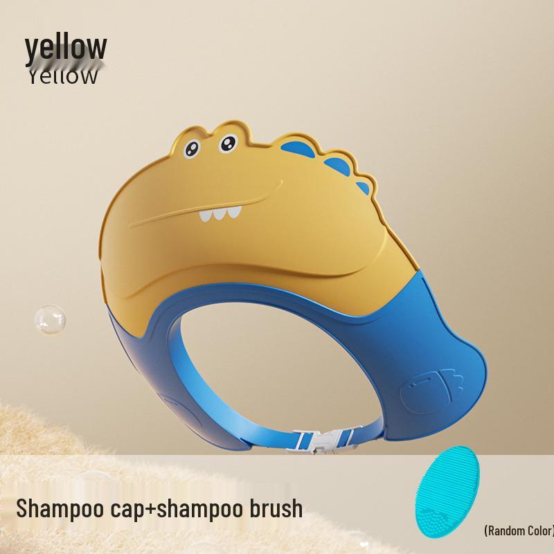 Visera Impermeable para Champú y Gorro de Baño para Niños
