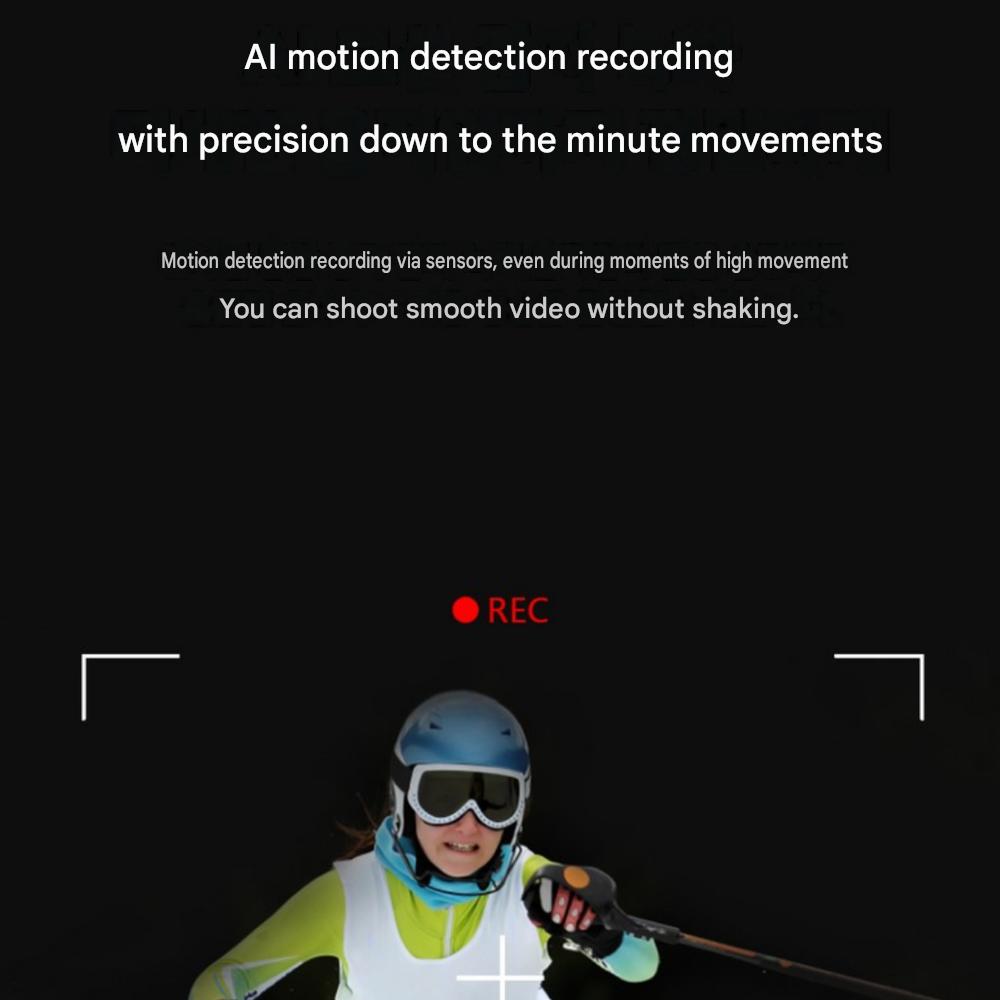 Ultra-Compact High-Definition 2K Body Cam, Bicycle Dash Cam, Motorcycle Action Cam