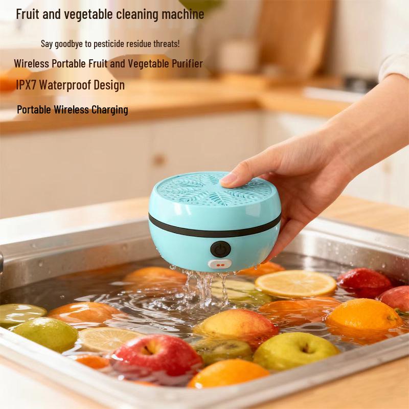 Pesticide-Removing Fruit and Vegetable Sterilizer: Compact Washing Machine