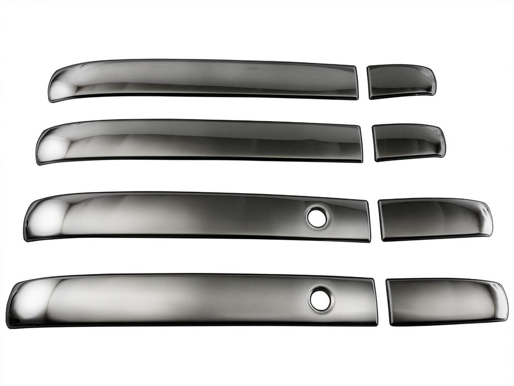 BRIGHTZ Custom Stainless Steel Door Handle Cover Half Cover Type JF N-BOX JF3/JF4 Knob, Black, [DHC-NOBU-443] 3/JF 4/NBOX