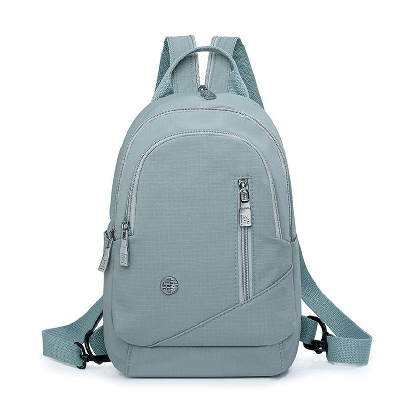 Two-In-One Chest Bag Sport Small Backpack Women Ultra Light Shoulder Bag