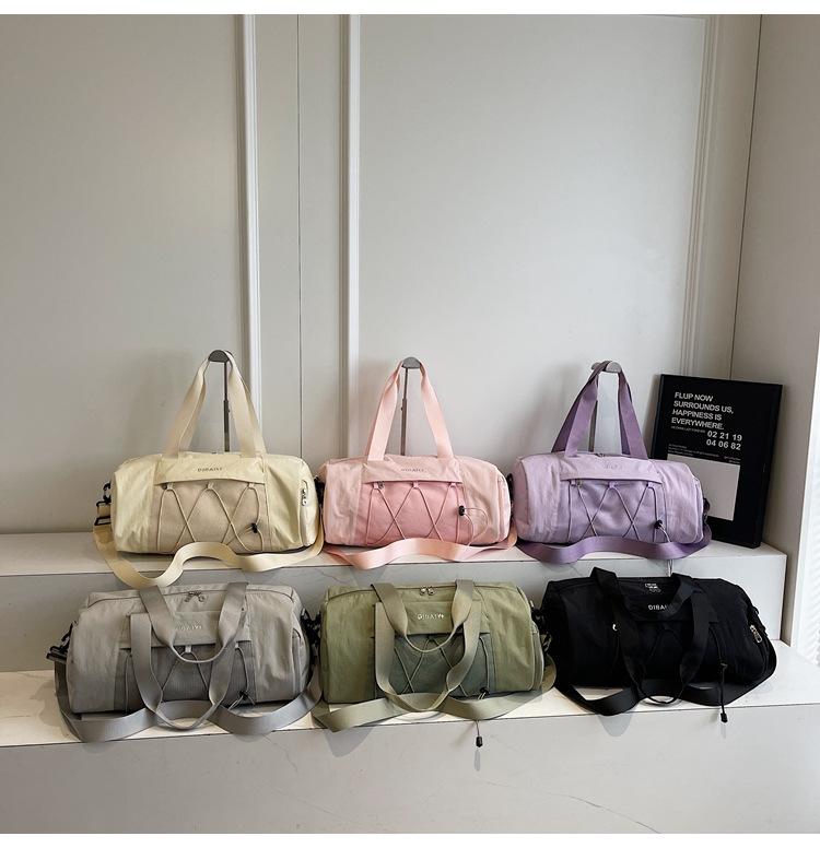 1Pc Multifunctional Sports Fitness Bag, Wet-dry Separation Yoga Bag, Women's Crossbody Bag, Short Trip Bag, Large Capacity Luggage Bag