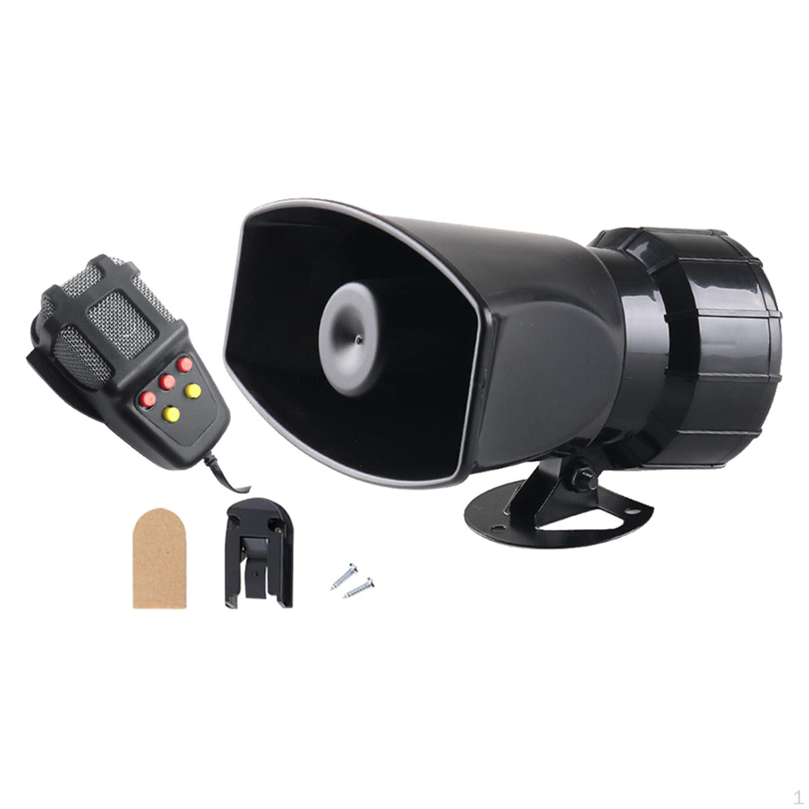 

Динамик автомобильной сигнализации 12 В 5 тональный звук с микрофоном Громкий 20 Вт аварийный усилитель звуковой сигнал для