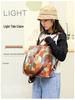 Trendy Women's Anti-Theft Colorblock Backpack - Large Capacity for Travel