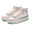 FILA Leather Retro Casual Non-Slip Durable High-Top Skate Shoes Women sneaker Light-Pink F12W216205FWP