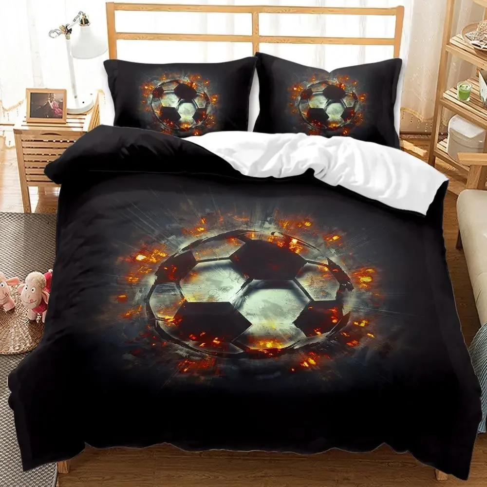 Nightmare Before Christmas  Duvet Cover with Pillow Cover Bed Sets Jack and Sally 3D Skull Christmas Bedding Set Bedroom Decor