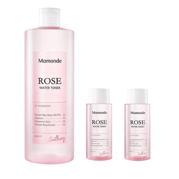 Mamonde Rose Water Toner 500ml + 50ml x 2
