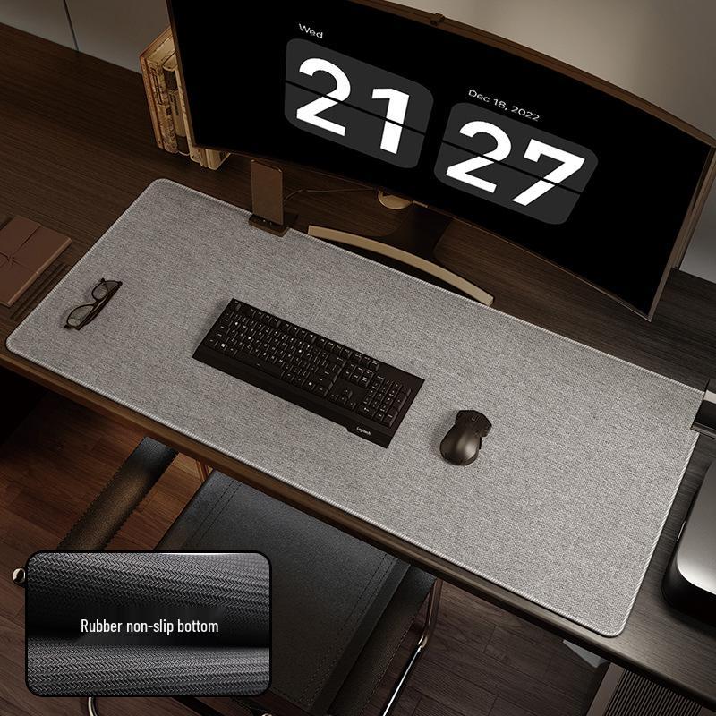 Extra Large Cotton Linen Mouse Pad & Desktop Mat