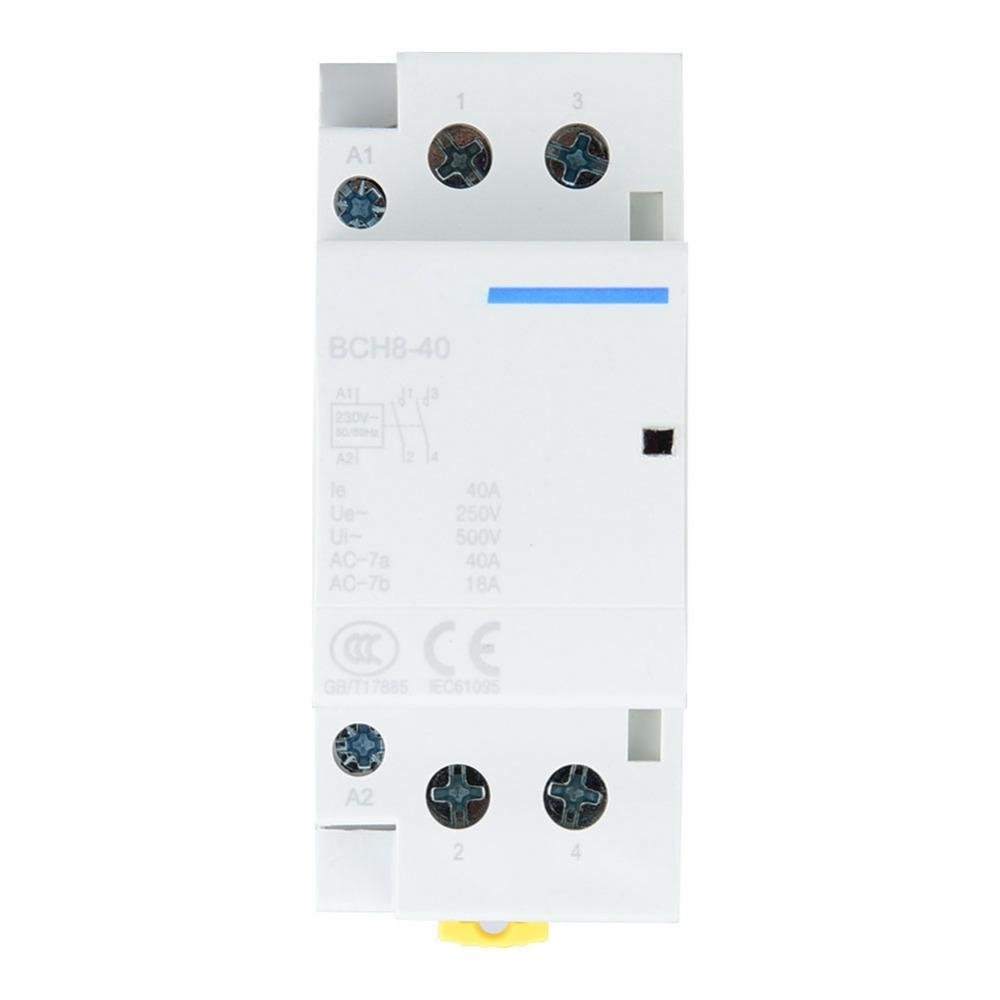 1NO 1NC Household AC Contactor 2P 40A 1NO1NC AC Contactor 2P AC Contactor Circuit Control