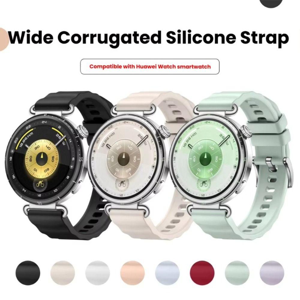 Adjustable Women's Silicone Strap Sport Silicone Strap for Huawei Watch GT6/5/4 Watch Replacement
