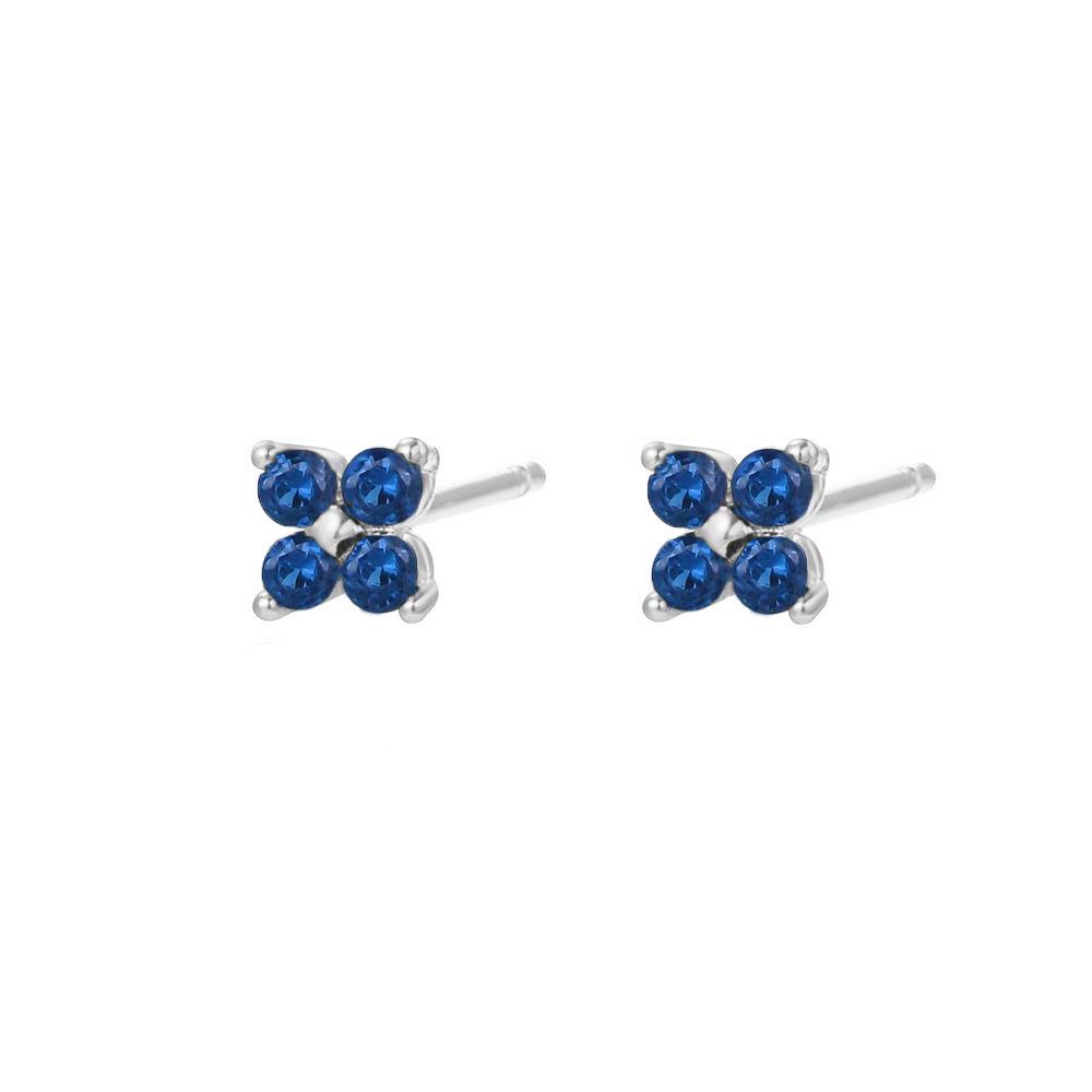Orecchini a Clip Retro a Forma di Croce con Strass - Stile Ins Molto Venduto