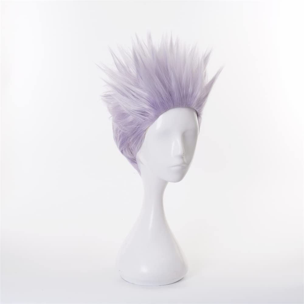 Akixen Jujutsu Kaisen Gojo Satoru Wig Cosplay Anime Hairnet Fashion Present Event Halloween Christmas Heat Resistant Disguise Costume School Festival