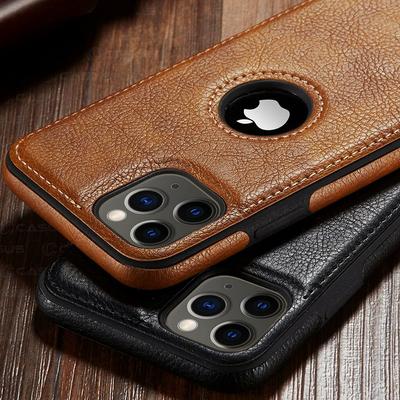 Ultra tenké tenké kožené pouzdro na telefon pro iPhone 14 13 12 11 Pro Max XS XR X SE 7 8 Plus Nárazuvzdorný zadní kryt Soft Business
