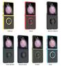 High-eng Rotatable Finger Ring Car Holder Phone Case for Samsung Galaxy Z Flip 7 6 5 4 Shockproof Protection Bracket Back Cover