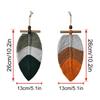 Bohemian Style Woven Leaves Hanging Wall Hanging Tapestry Set of 2 Home Decoration Cotton Thread Decorative Crafts Hangings