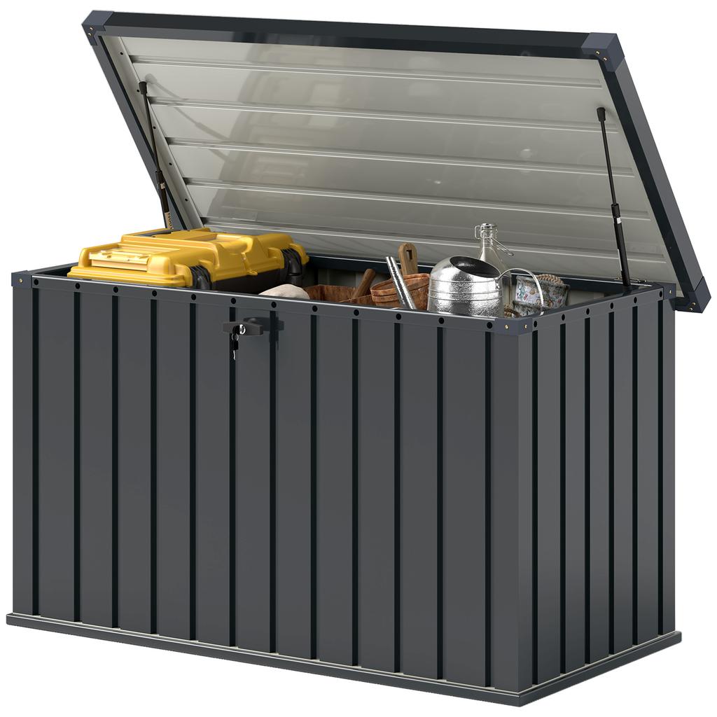 400L Galvanised Steel Garden Storage Box