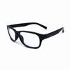 Men's Square Frame Sunglasses - Mirror, Transparent, Small Frame