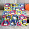Japanese Tuxedo Sam Soft Blanket  Soft Fluffy  Blanket for Winter and Throws Furry Children Printed Modern Gift